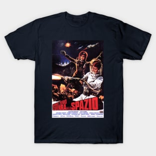 Vintage Science Fiction Movie Poster - Battle in the Stars T-Shirt